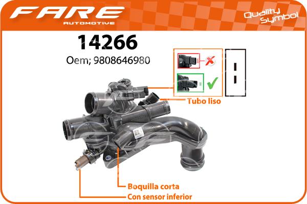 FARE SA 14266 - Termostats, Dzesēšanas šķidrums ps1.lv