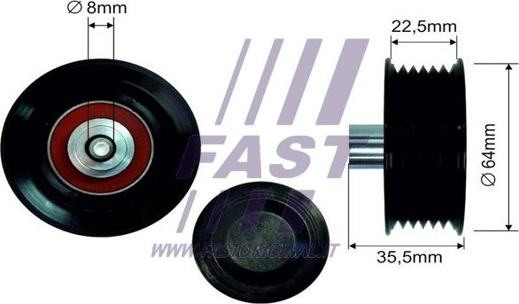 Fast FT44593 - Parazīt / Vadrullītis, Ķīļrievu siksna ps1.lv