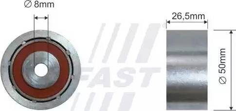 Fast FT44552 - Parazīt / Vadrullītis, Ķīļrievu siksna ps1.lv