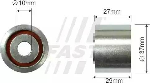 Fast FT44589 - Parazīt / Vadrullītis, Ķīļrievu siksna ps1.lv