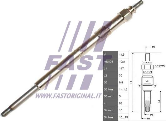 Fast FT82736 - Kvēlsvece ps1.lv