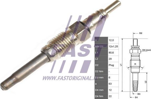 Fast FT82725 - Kvēlsvece ps1.lv