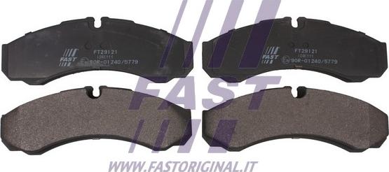 Fast FT29121 - Bremžu uzliku kompl., Disku bremzes ps1.lv