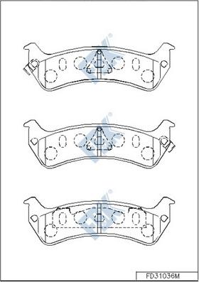 Magneti Marelli 363702160634 - Bremžu uzliku kompl., Disku bremzes ps1.lv