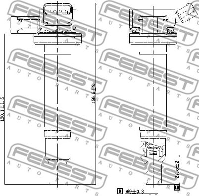 Febest 01640-004 - Aizdedzes spole ps1.lv