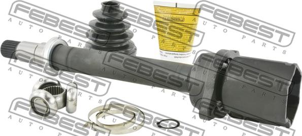 Febest 0111-AZT251RH - Šarnīru komplekts, Piedziņas vārpsta ps1.lv