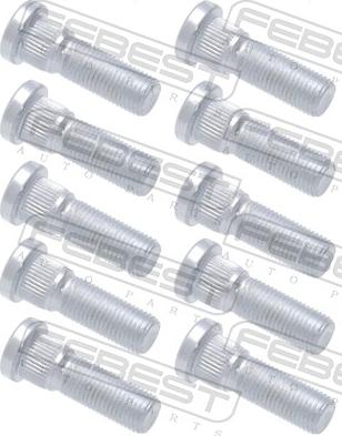 Febest 0184004PCS10 - Riteņa stiprināšanas skrūve ps1.lv