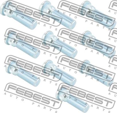 Febest 0184-001-PCS10 - Riteņa stiprināšanas skrūve ps1.lv