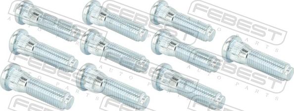 Febest 0184-002-PCS10 - Riteņa stiprināšanas skrūve ps1.lv