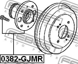 Febest 0382-GJMR - Riteņa rumba ps1.lv