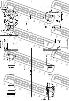 Febest 02640-001 - Aizdedzes spole ps1.lv