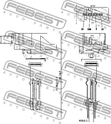 Febest 16640-003 - Aizdedzes spole ps1.lv