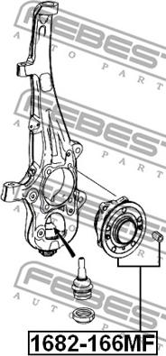 Febest 1682-166MF - Riteņa rumba ps1.lv