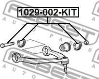 Febest 1029-002-KIT - Riteņu sagāzuma regulēšanas skrūve ps1.lv