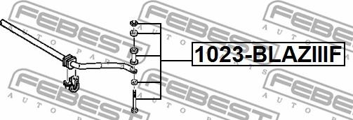 Febest 1023-BLAZIIIF - Stiepnis / Atsaite, Stabilizators ps1.lv