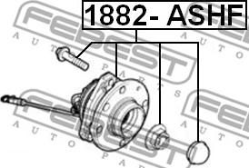 Febest 1882-ASHF - Riteņa rumba ps1.lv