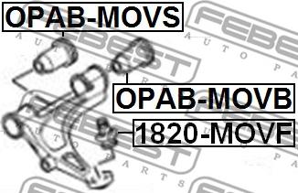 Febest 1820-MOVF - Balst / Virzošais šarnīrs ps1.lv