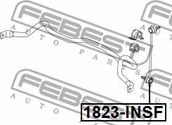 Febest 1823-INSF - Stiepnis / Atsaite, Stabilizators ps1.lv