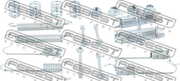 Febest 1204-IX354WDR-KIT - Piederumu komplekts, Stāvbremzes mehānisma bremžu loks ps1.lv