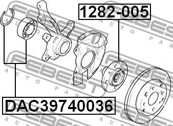 Febest 1282-005 - Riteņa rumba ps1.lv