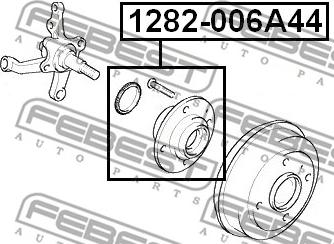 Febest 1282-006A44 - Riteņa rumba ps1.lv