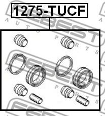 Febest 1275-TUCF - Remkomplekts, Bremžu suports ps1.lv