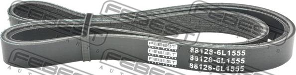 Febest 88128-6L1555 - Ķīļrievu siksna ps1.lv