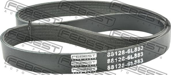 Febest 88128-6L883 - Ķīļrievu siksna ps1.lv