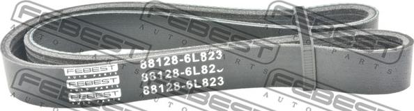 Febest 88128-6L823 - Ķīļrievu siksna ps1.lv