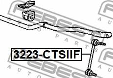 Febest 3223-CTSIIF - Stiepnis / Atsaite, Stabilizators ps1.lv