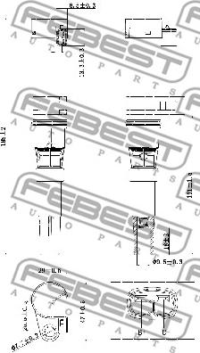 Febest 24640-001 - Aizdedzes spole ps1.lv