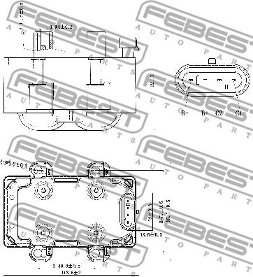 Febest 24640-002 - Aizdedzes spole ps1.lv