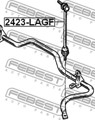 Febest 2423-LAGF - Stiepnis / Atsaite, Stabilizators ps1.lv