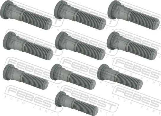 Febest 2084-001-PCS10 - Riteņa stiprināšanas skrūve ps1.lv
