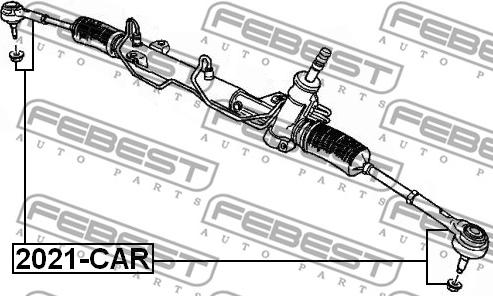 Febest 2021-CAR - Stūres šķērsstiepņa uzgalis ps1.lv