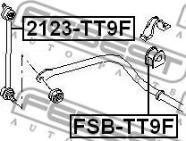 Febest 2123-TT9F - Stiepnis / Atsaite, Stabilizators ps1.lv