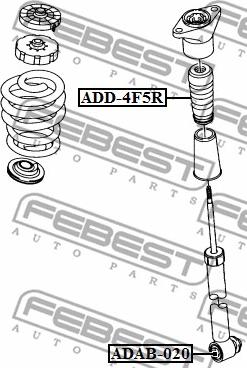 Febest ADD-4F5R - Gājiena ierobežotājs, Atsperojums ps1.lv