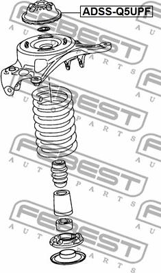 Febest ADSS-Q5UPF - Amortizatora statnes balsts ps1.lv