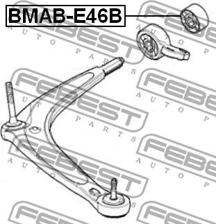 Febest BMAB-E46B - Piekare, Šķērssvira ps1.lv