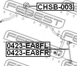 Febest CHSB-003 - Bukse, Stabilizators ps1.lv