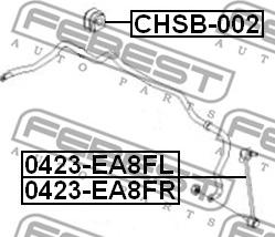 Febest CHSB-002 - Bukse, Stabilizators ps1.lv