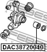 Febest DAC38720040 - Riteņa rumbas gultnis ps1.lv