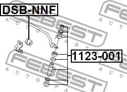 Febest DSB-NNF - Bukse, Stabilizators ps1.lv