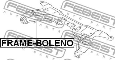 Febest FRAME-BOLENO - Tilta sija ps1.lv