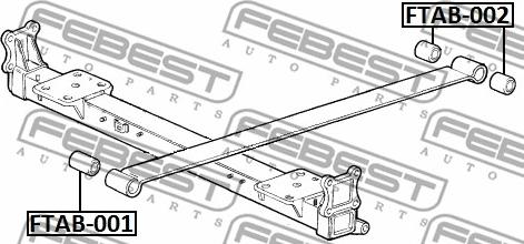 Febest FTAB-001 - Bukse, Lāgu atspere ps1.lv