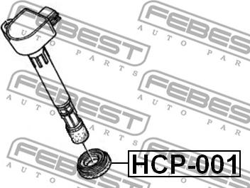 Febest HCP-001 - Blīvgredzens, Sveces kanāls ps1.lv