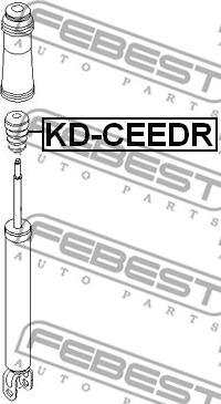 Febest KD-CEEDR - Gājiena ierobežotājs, Atsperojums ps1.lv