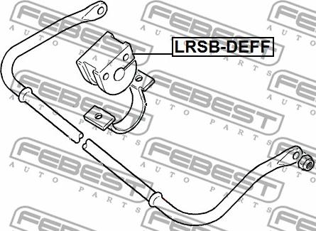 Febest LRSB-DEFF - Bukse, Stabilizators ps1.lv