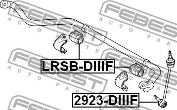 Febest LRSB-DIIIF - Bukse, Stabilizators ps1.lv