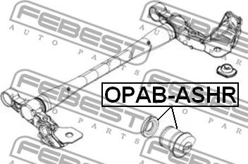 Febest OPAB-ASHR - Piekare, Tilta sija ps1.lv